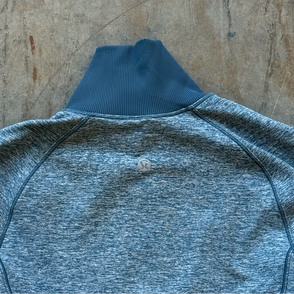Lululemon Women’s Always Alert Half-Zip Crewneck - Blue/Teal - Picture 7 of 9